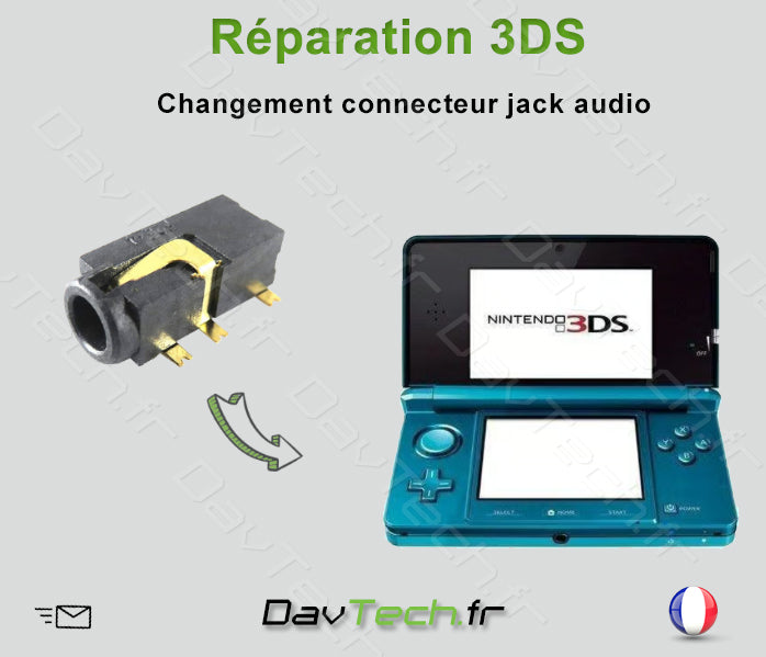 Forfait réparation Connecteur Jack Audio 3DS