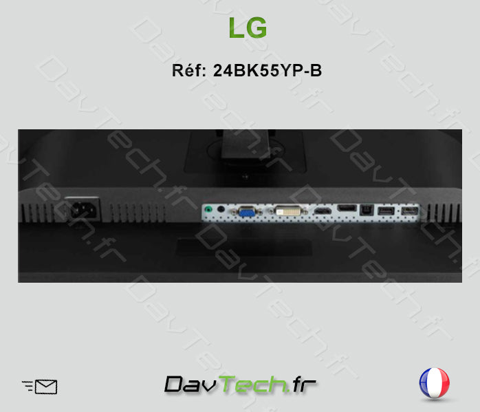 Moniteur écran LG - 24BK55YP-B- Stock Fournisseur Français