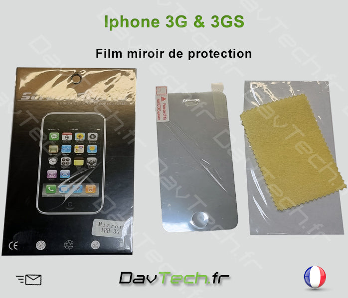 Film miroir de protection iPhone 3G & 3GS
