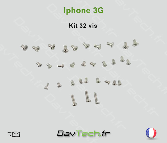 Kit 32 vis pour iPhone 3G