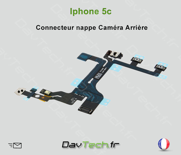 Nappe Power on/off Volume Mute flash pour iPhone 5c