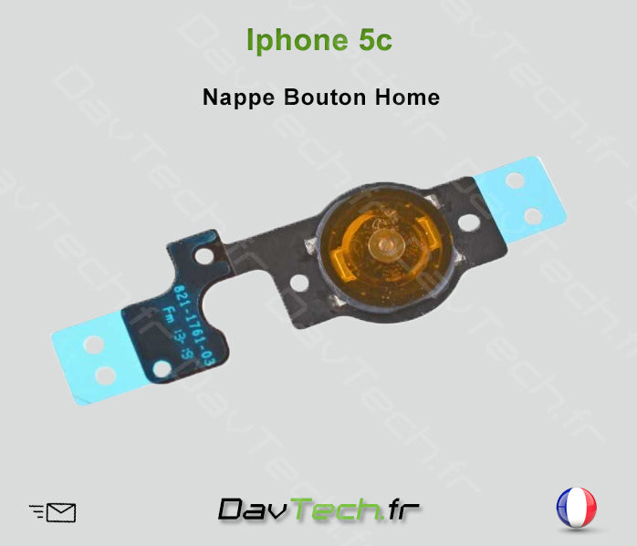 Nappe Bouton Home pour iPhone 5c