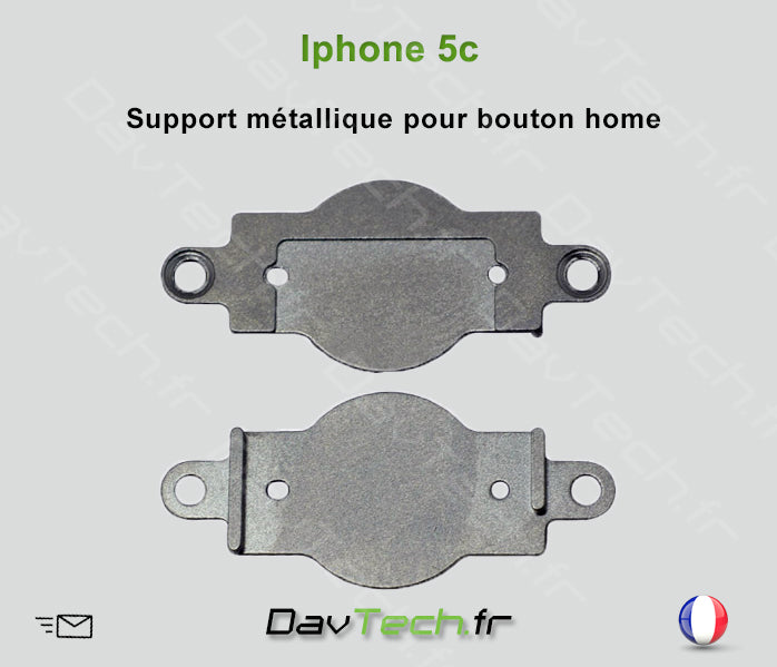 Support Métallique Bouton Home pour iPhone 5c