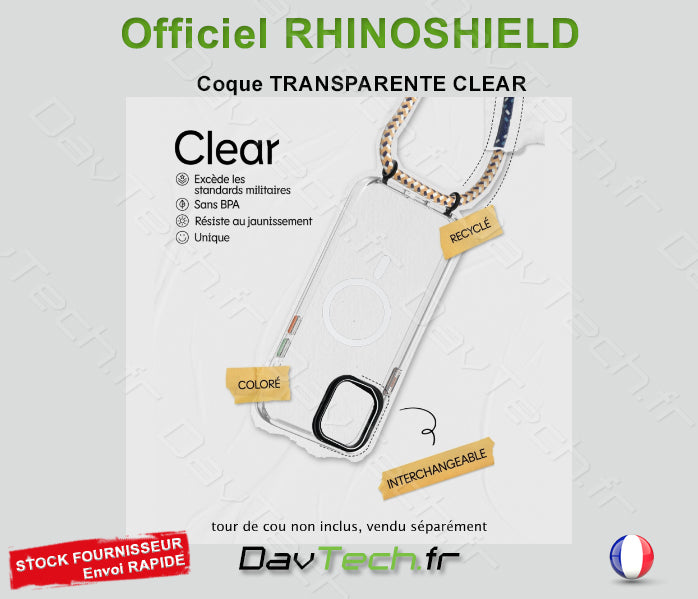 RHINOSHIELD Clear Case MagSafe iPhone 17 Pro Max (Transparent)