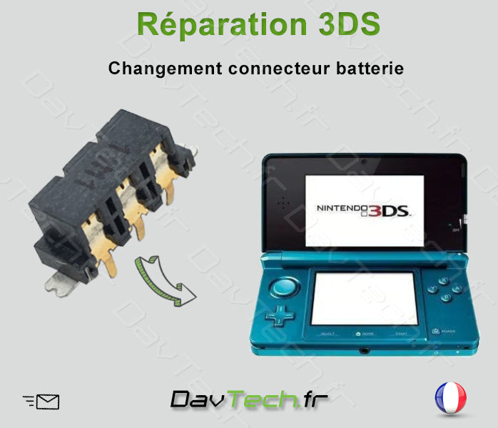 Forfait réparation Connecteur DC de batterie 3DS