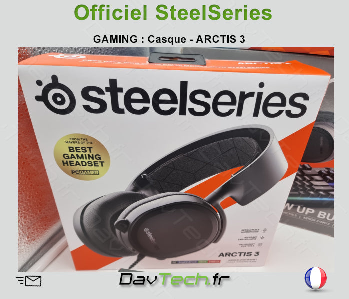 STEELSERIES Gaming CASQUE ARCTIS 3 - NEUF