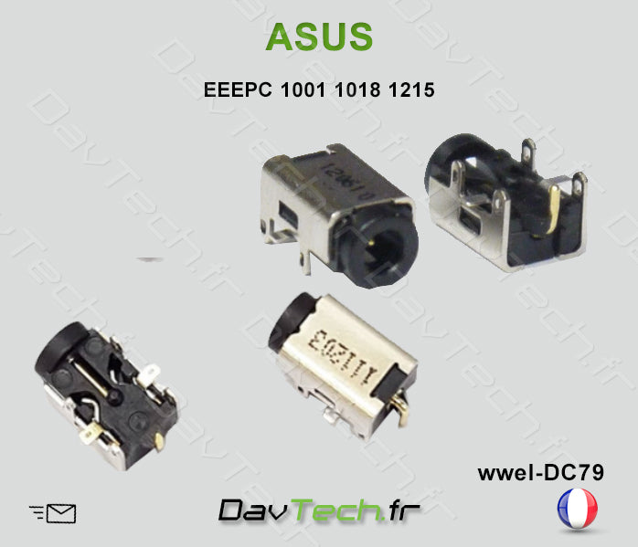 Connecteur de charge d'alimentation ASUS EeePC 1001 1018 1215