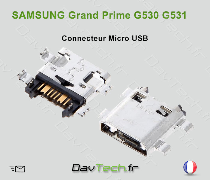 Connecteur Micro USB pour SAMSUNG Galaxy Grand Prime G351 Core Plus G350