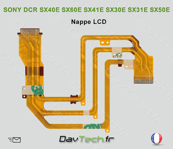 Nappe écran LCD SONY DCR-SX30E DCR-SX31E DCR-SX50E SX30E SX31E SX50E SX30 SX31 SX50