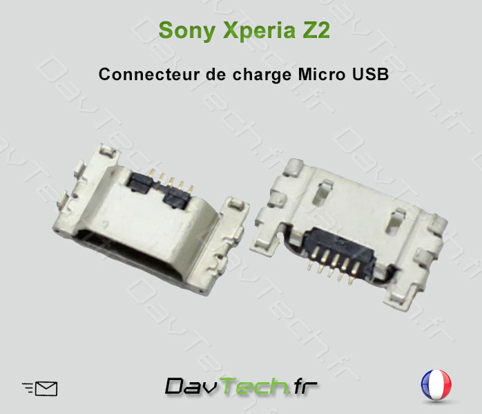 Connecteur Micro USB pour Sony Xperia Z2 D6502 D6503