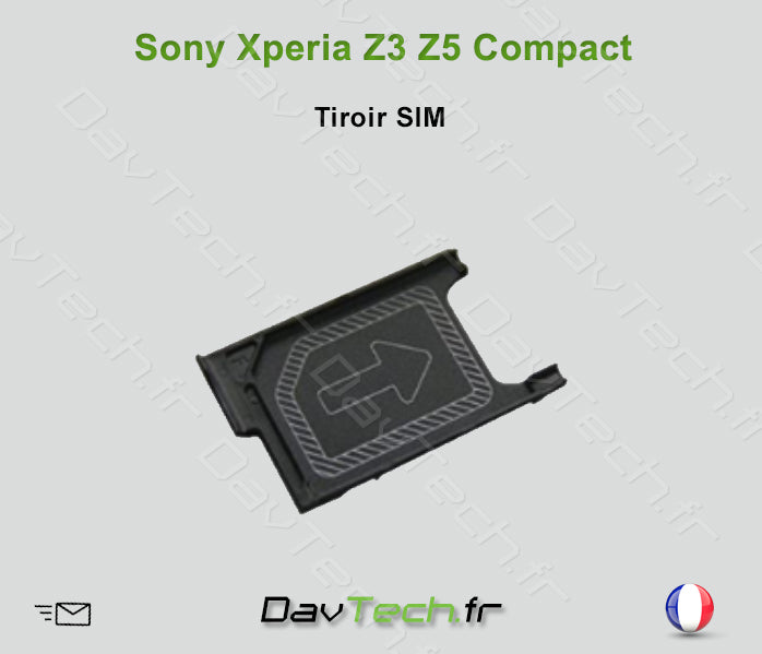Tiroir SIM pour Sony Xperia Z3, Z3 Compact Z5 Compact