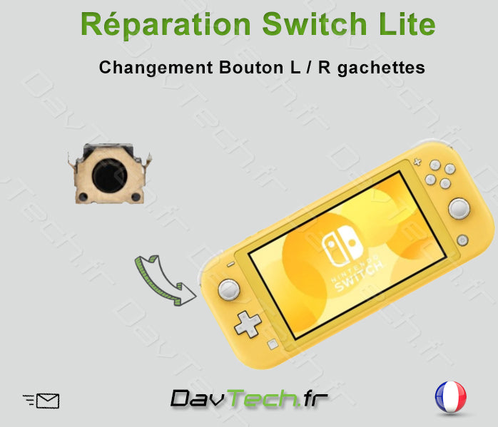 Forfait réparation nappes gâchettes boutons switch L R ZL ZR - Switch Lite