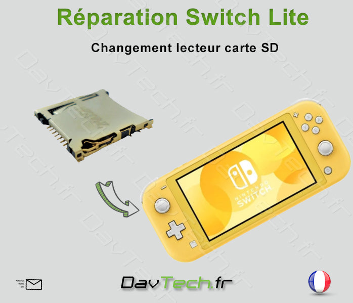 Forfait réparation Lecteur carte SD - Switch Lite