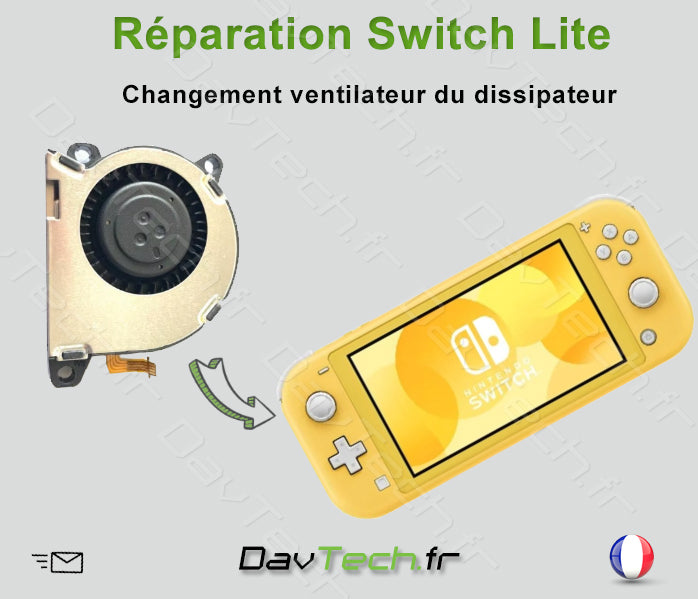 Forfait réparation nappe ventilateur du dissipateur - Switch Lite