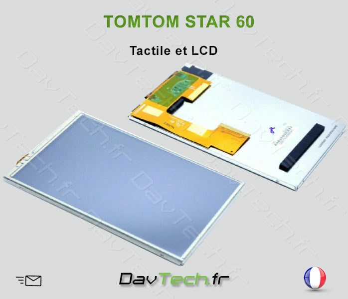 Écran LCD avec Tactile TomTom STAR 60