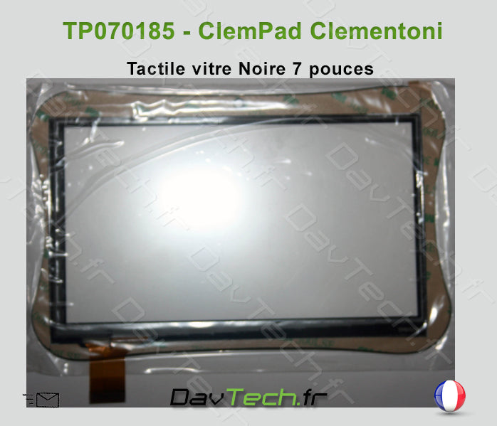 Vitre Écran Tactile 7" TR-070185 pour ClemPad Clementoni