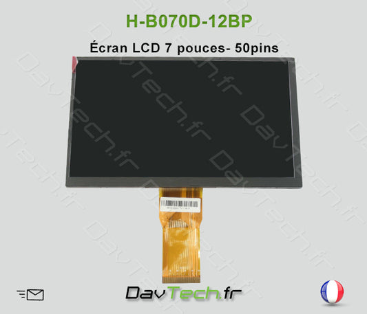 H-B070-12BP écran afficheur LCD 7 pouces 50pins