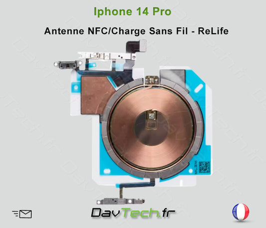 Antenne NFC/Charge Sans Fil aimants - ReLife iPhone 14 Pro
