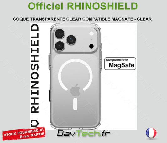 RHINOSHIELD Clear Case MagSafe iPhone 17 Pro Max (Transparent)