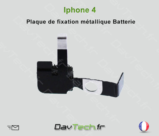 Plaque cache métallique antenne batterie pour iPhone 4