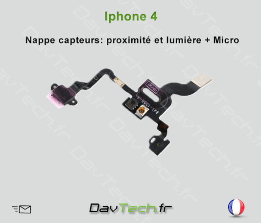 Nappe capteur proximité Lumière sensors Micro pour iPhone 4