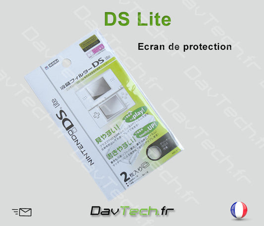 Films écrans de protection haut bas pour Nintendo DS Lite