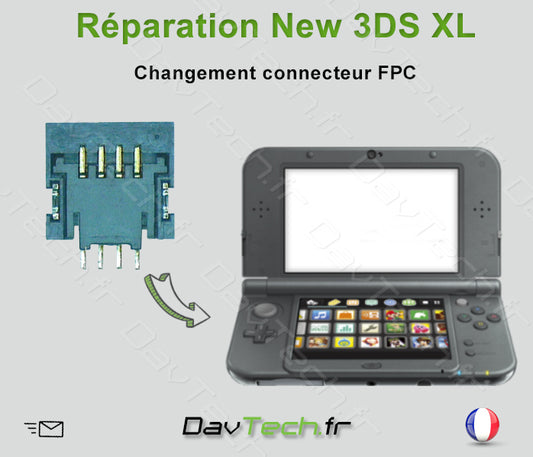 Forfait réparation petit Connecteur FPC New 3DS XL