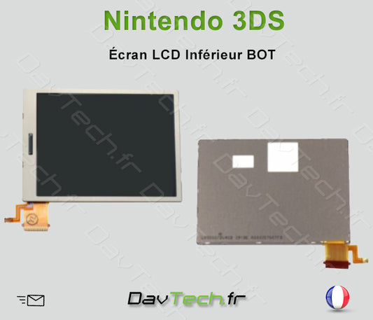 LCD Écran du bas BOT afficheur pour Nintendo 3DS