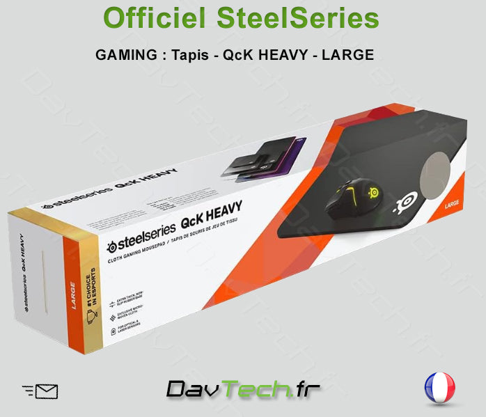 STEELSERIES Gaming Tapis QcK HEAVY - LARGE - NEUF