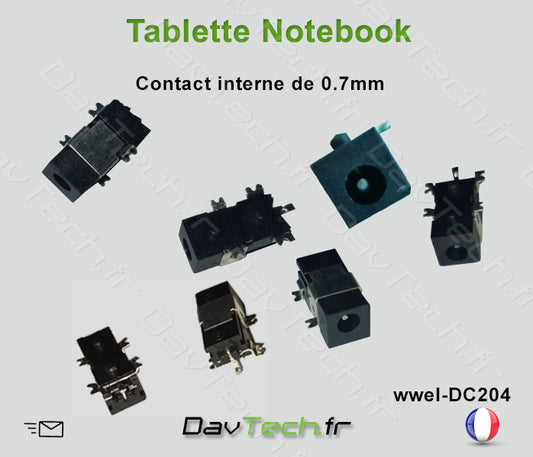 Connecteur de charge d'alimentation PC portable Notebook