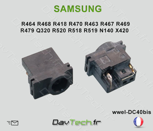 Connecteur de charge d'alimentation PC portable SAMSUNG