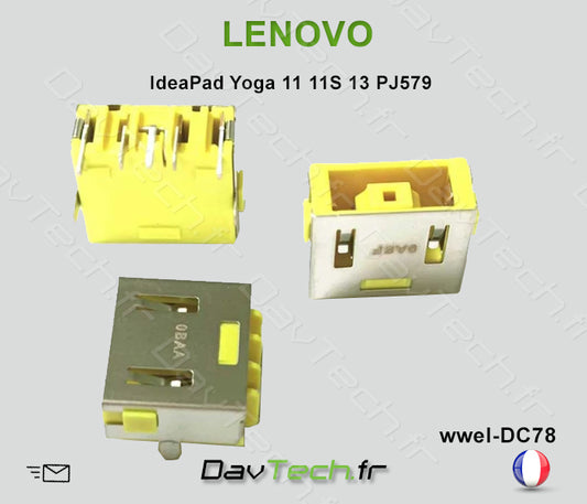 Connecteur de charge d'alimentation LENOVO IdeaPad Yoga 11 11s 13 PJ579