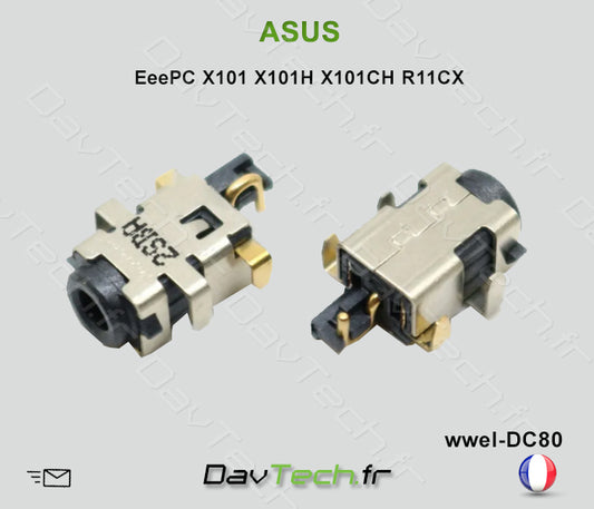 Connecteur de charge d'alimentation ASUS EeePC X101 R11CH