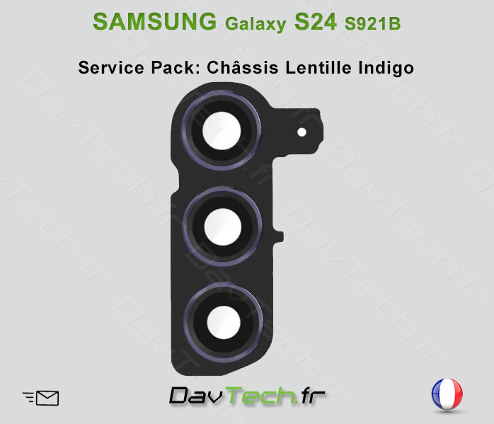 Châssis Lentille Indigo Galaxy S24 (S921B) Service Pack
