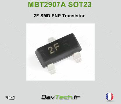 2F SMD transistor MMBT2907 / MMBT2907A / MMBT2907ALT1G SOT-23 PNP