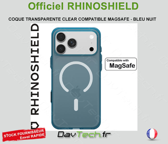 RHINOSHIELD JellyTint MagSafe iPhone 17 Pro Max (Bleu Nuit)